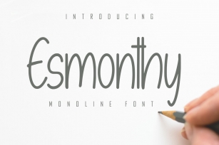 Esmonthy Font Download