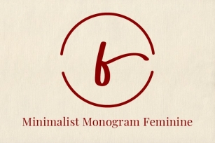 Monogram Feminine Font Download