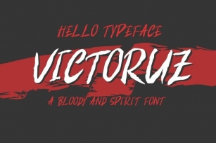 VICTORUZ BLOODY Font Download