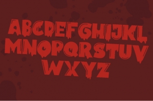 Lukalama - Dripping Blood fonts Font Download