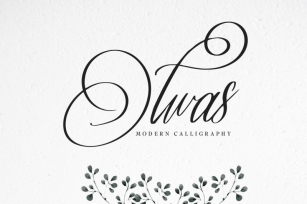 Olwas Modern Calligraphy Font Download