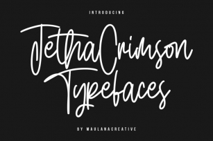 Jetha Crimson Signature Brush Font Typeface Font Download
