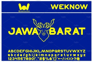 west java font Font Download