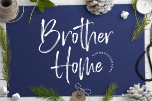 Brother Home Brush Font Download