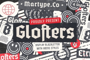 Glofters - Display Blackletter Font Download