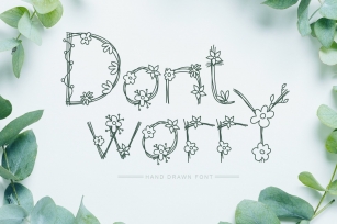 Dont Worry Hand Drawn Font Download
