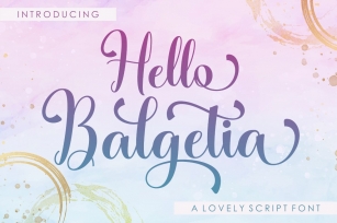 Hello Balgetia Font Download