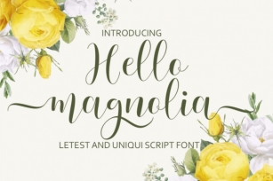 Hello Magnolia Font Download