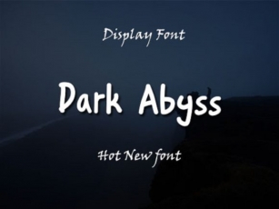 Dark Abyss Font Download
