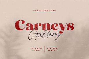 Carneys Gallery Duo Font Download