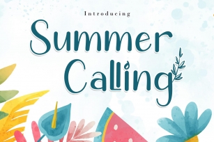 Summer Calling Font Download