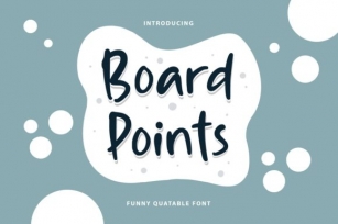 Board Points Font Download
