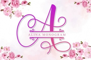 Alina Monogram Font Download