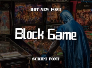 Block Game Font Download