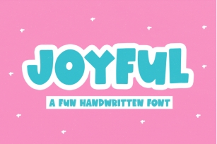 Joyful - Fun Handwritten Font Font Download