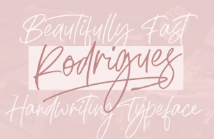 Rodrigues — Wild Handwritten Font Download