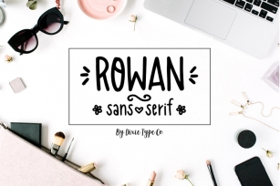 ROWAN SANS serif .OTF font Font Download