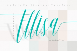 Ellisa Script | Calligraphy Font Download