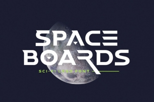 Space Boards - Sci-Fi Logo Font Font Download