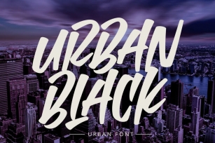 Urban Black - Urban Font Font Download