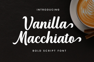 Vanilla Macchia Font Download