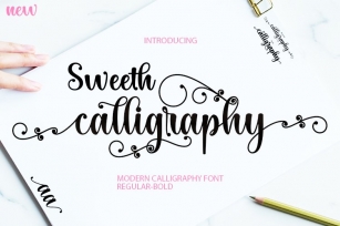 Sweeth Calligraphy Font Download