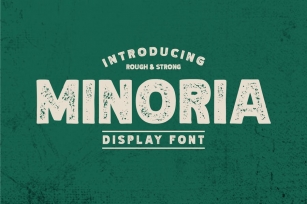 Minoria - Display rough Font Download