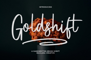 Goldshift Handwritten Brush Script Font Download