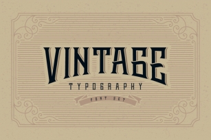 Whiskey label font + design elements Font Download