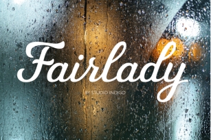 Fairlady a Chunky Script FOnt Font Download