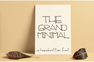 the Grand Minimal Font Font Download