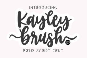 KAYLEY BRUSH a Beautiful Flourish Script Font Download
