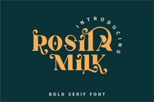 Rosita Milk Font Download