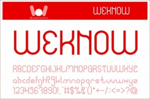Weknow Font Download