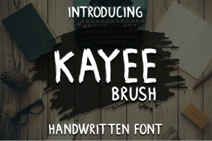 Brush Kayee Font Font Download