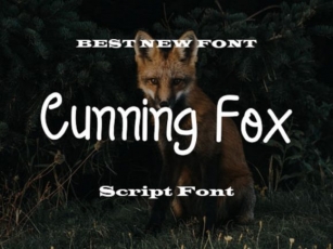 Cunning Fox Font Download