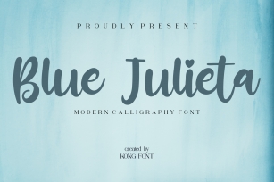 Blue Julieta Font Download
