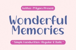 Wonderful Memories Font Download