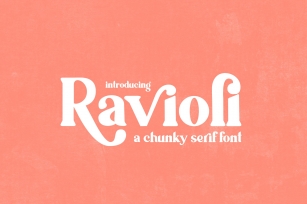 Ravioli Serif Font Download