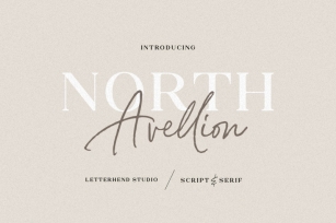 North Avellion - Script & Serif Duo Font Download