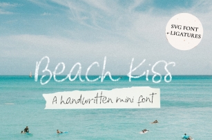 Beach Kiss Mini font Font Download