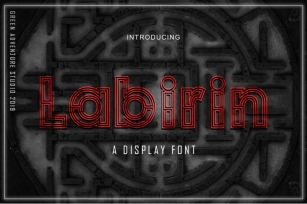 Labirin - A Display Font Font Download