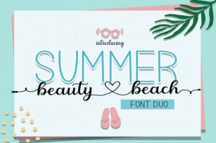 Summer Beauty Beach Font Download