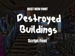 Destroyed Buildings Font Download