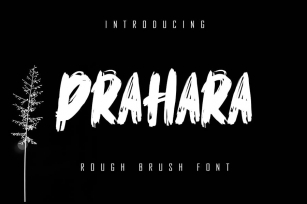 Prahara - Rough Brush Font Font Download