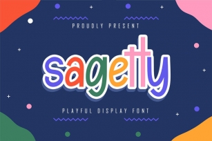 Sagetty - Playfull Display Font Font Download