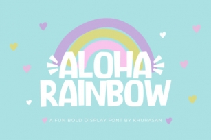 Aloha Rainbow Font Download