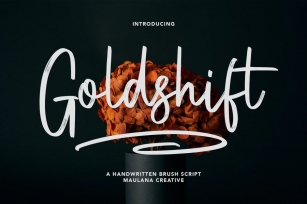 Goldshift Handwritten Brush Script Font Download