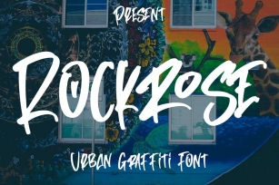 Rockrose - Urban Graffiti Font Font Download