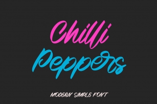 Chilli Peppers Font Download